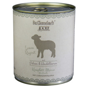 Abbildung Dr. Clauders BARF Komplettmenue Lammragout 800 g