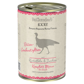 Abbildung Dr. Clauders BARF Komplettmenue Putengeschnetzeltes 400 g