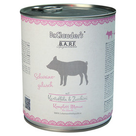 Abbildung Dr. Clauders BARF Komplettmenue Schweinegulasch 800 g