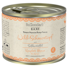 Abbildung Dr. Clauders BARF Komplettmenue Wild Schmortopf 200 g