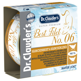 Abbildung Dr. Clauders Best Filet No. 6 Hhnchenbrust & Hhnchenleber 70 g