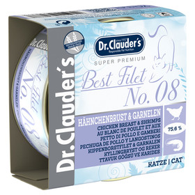 Abbildung Dr. Clauders Best Filet No. 8 Hhnchenbrust & Garnelen 70 g