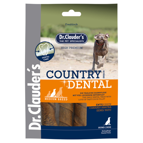 Dr. Clauders Country Dental Snack Medium Breed Ente 120 g
