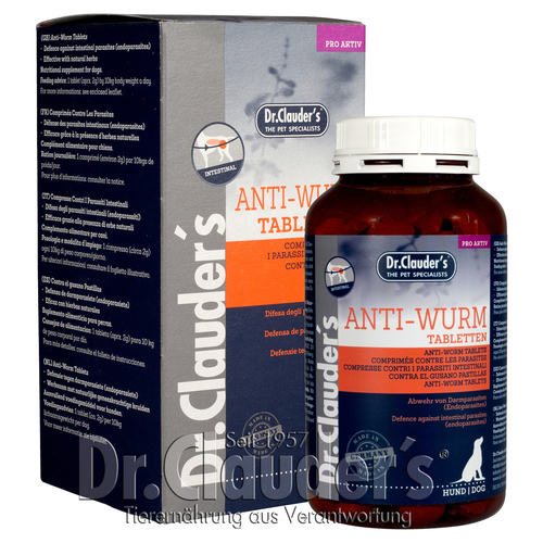 Dr. Clauders Intestinal AntiWurm Tabletten 450 g