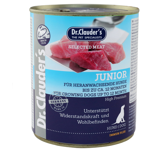 Dr. Clauders Selected Meat Junior 800 g - 6 Stück