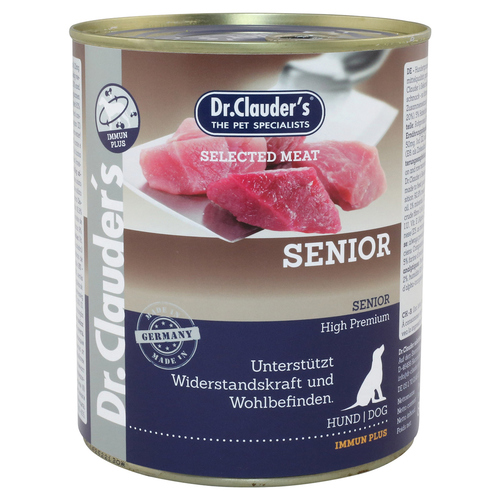 Dr. Clauders Selected Meat Senior 800 g - 6 Stück