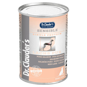 Abbildung Dr. Clauders Selected Meat Sensible Lachs pur 375 g - 6 Stck