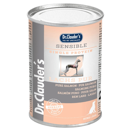 Dr. Clauders Selected Meat Sensible Lachs pur 375 g - 6 Stück