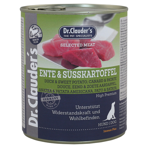 Dr. Clauders Selected Meat mit Ente & Süßkartoffeln 800 g - 6 Stück
