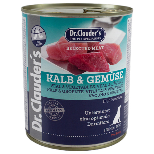 Dr. Clauders Selected Meat mit Kalb & Gemüse 800 g - 6 Stück