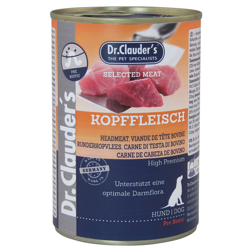 Dr. Clauders Selected Meat mit Kopffleisch 400 g - 6 Stück