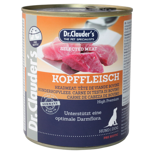 Dr. Clauders Selected Meat mit Kopffleisch 800 g - 6 Stück