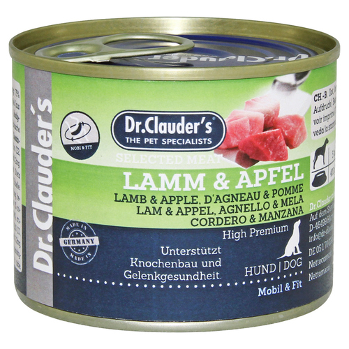Dr. Clauders Selected Meat mit Lamm & Apfel 200 g