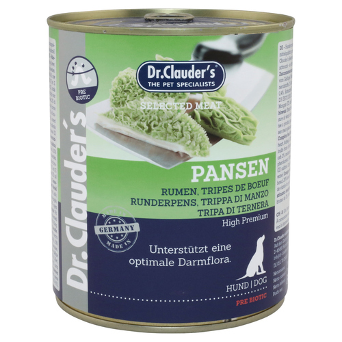 Dr. Clauders Selected Meat mit Pansen 800 g - 6 Stück