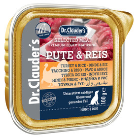 Abbildung Dr. Clauders Selected Meat mit Pute & Reis 100 g - 30 Stck