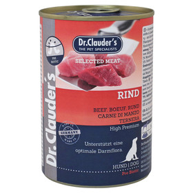 Abbildung Dr. Clauders Selected Meat mit Rind 400 g - 6 Stck