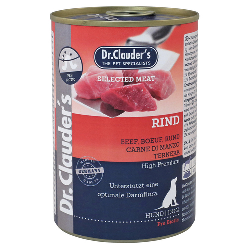 Dr. Clauders Selected Meat mit Rind 400 g - 6 Stück