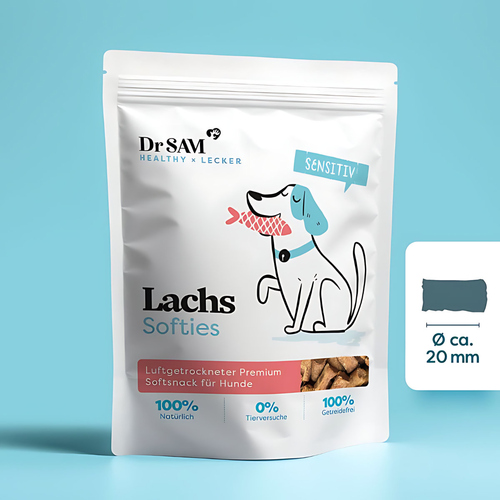 Dr. Sam Lachs Softies für Hunde, Inhalt: 500 g