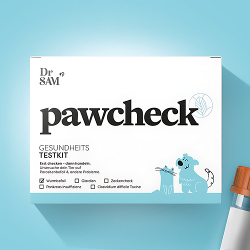 Dr. Sam Pawcheck Wurmtest für Katzen