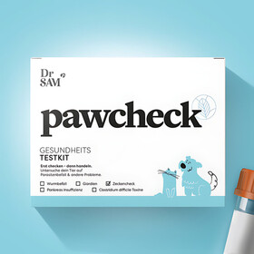 Abbildung Dr. Sam Pawcheck Zeckentest Borrelia fr Hunde
