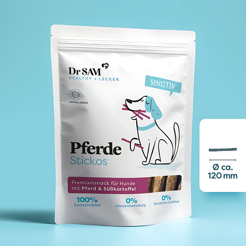 Dr. Sam Pferde Stickos Hundesnack - 350 g