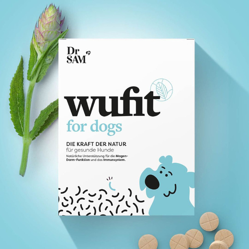 Dr. Sam Wufit 3 Monatskur für Hunde, Gewicht: < 20 kg