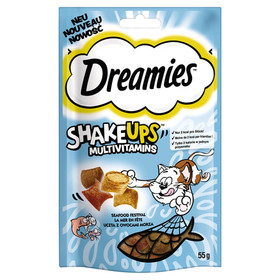 Abbildung Dreamies ShakeUps Multivitamins Seafood 55 g - 6 Stck