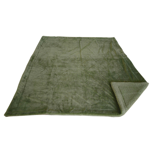 D&D Decke Kopenhagen olivgrün, Maße: 200 x 150 cm