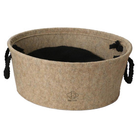 Abbildung D&D Filzkorb beige fr Katzen