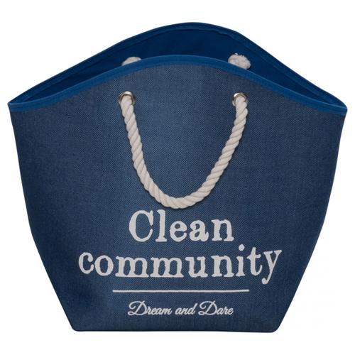 D&D Hundekorb Home Collection Pet Cave Laundry Bag blau