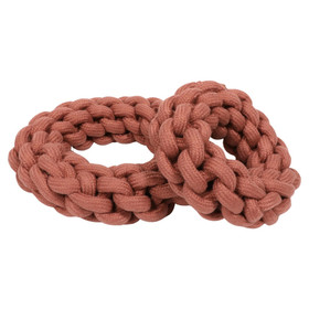 Abbildung D&D Hundespielzeug Ben geflochtener Ring rosa