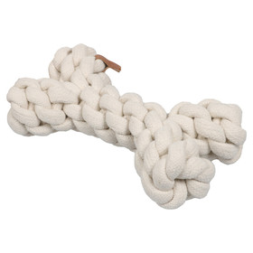 Abbildung D&D Hundespielzeug Dente Knochen Spielseil beige