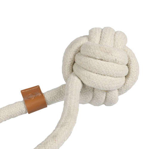 weitere Abbildung D&D Hundespielzeug Harper Ball mit Schlaufe beige