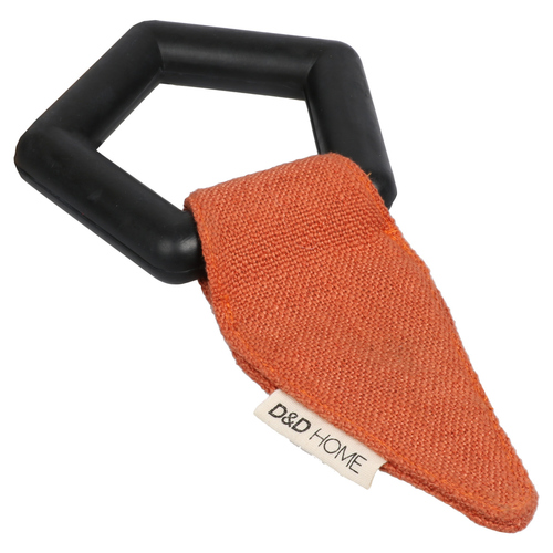 D&D Hundespielzeug Tie schwarz/orange