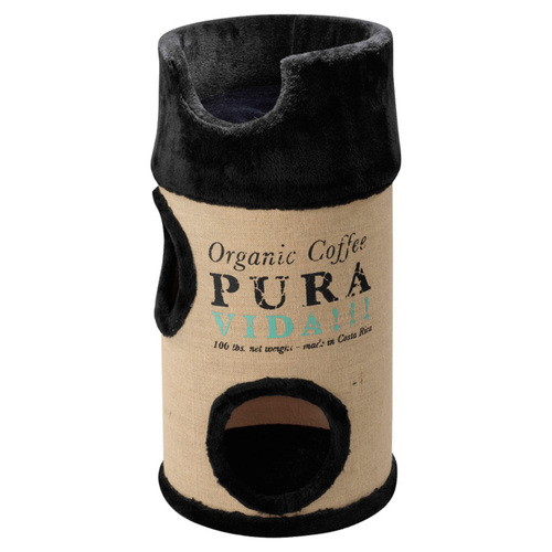 D&D Katzen Tower Home Collection Pura Vida Catdome schwarz