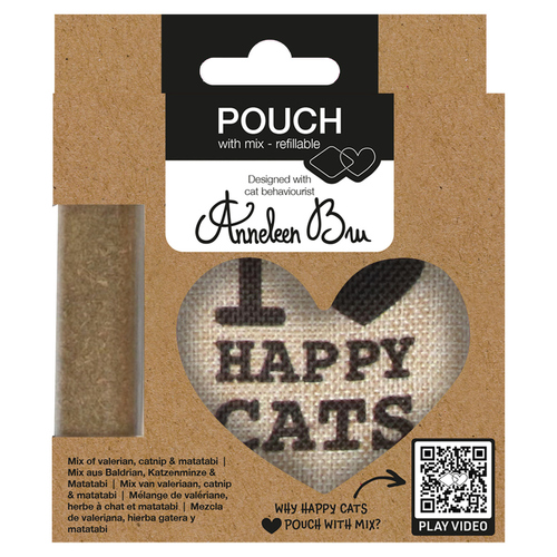 weitere Abbildung D&D Katzenspielzeug I Love Happy Cats Pouch befllbar