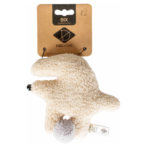 weitere Abbildung D&D Katzenspielzeug I Love Happy Cats Tretkissen mit Raschelfolie Bix beige