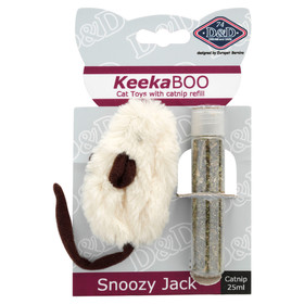 Abbildung D&D Katzenspielzeug Snoozy Jack mit Katzenminze