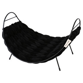 Abbildung D&D Metallbett Baily Fleece schwarz