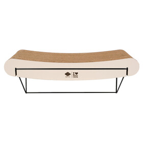 Abbildung D&D Wandregal I Love Happy Cats David gewellt aus Pappe braun/beige