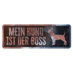Abbildung D&D Warnschild Chihuahua rostig