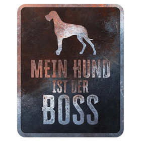 Abbildung D&D Warnschild Square Dogge rostig