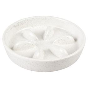 Abbildung Duvo+ Anti-Schlingnapf Stone Speckle wei fr Katzen