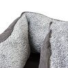 Duvo+ Bett Corduroy Ash rechteckig schwarz/grau für Hunde Abbildung 4