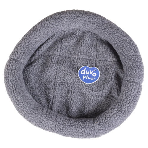 weitere Abbildung Duvo+ Bett Schafsfell oval grau fr Hunde