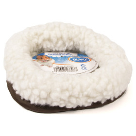 Abbildung Duvo+ Bett oval Schafsfell
