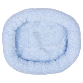 Abbildung Duvo+ Bett oval Schafsfell blau fr Katzen