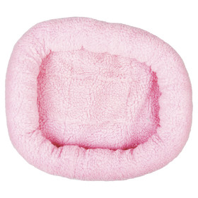Abbildung Duvo+ Bett oval Schafsfell rosa fr Katzen