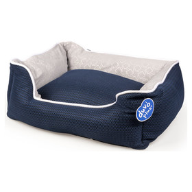 Abbildung Duvo+ Bett rechteckig Airmesh blau/grau fr Katzen