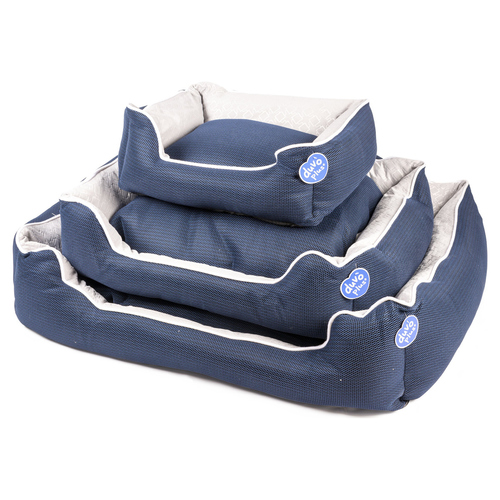 weitere Abbildung Duvo+ Bett rechteckig Airmesh blau/grau fr Katzen